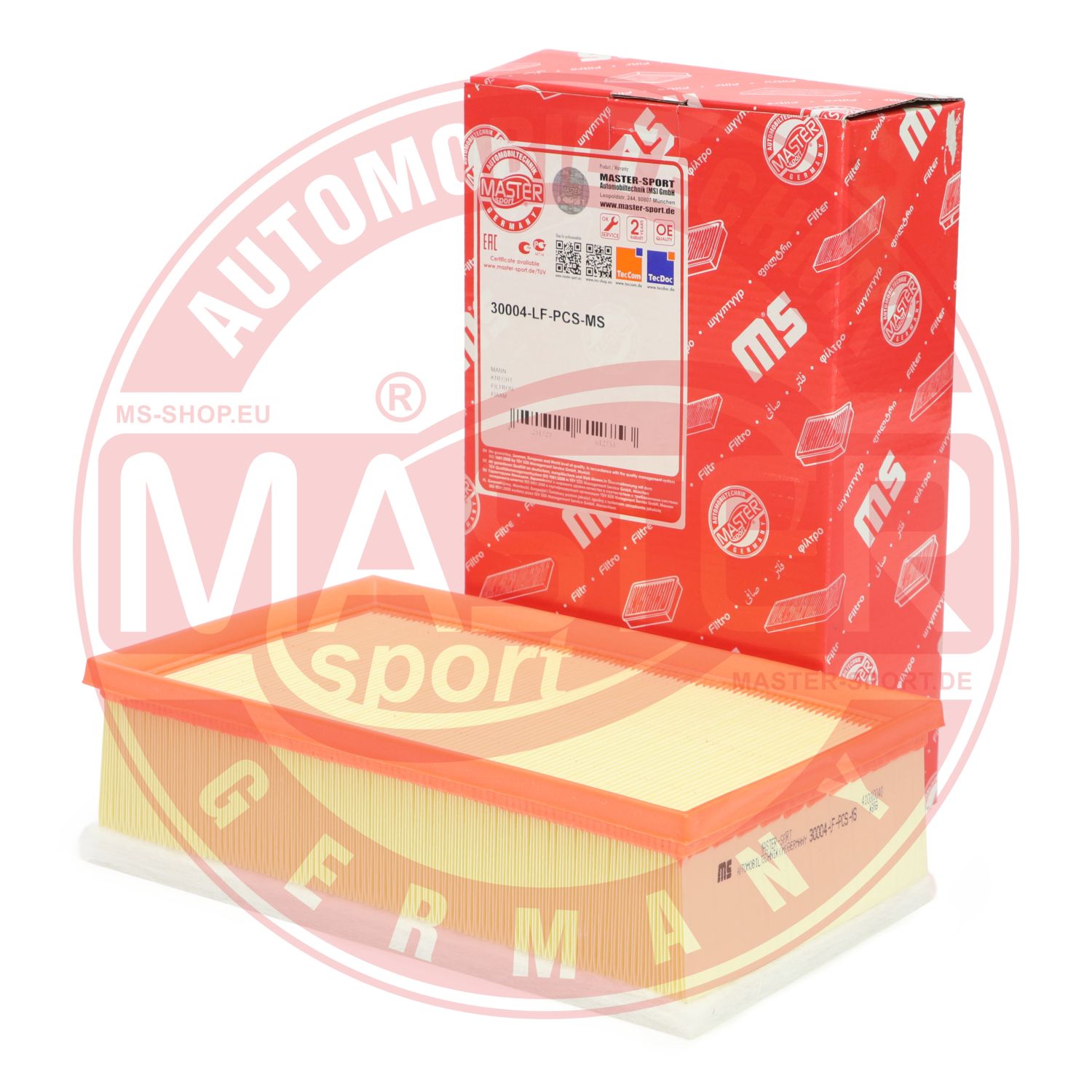 Filtru aer MASTERSPORT GERMANY 30004-LF-PCS-MS